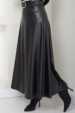 دامن حجاب مشکی زنانه بافتنی hafsamina - کد 883228446