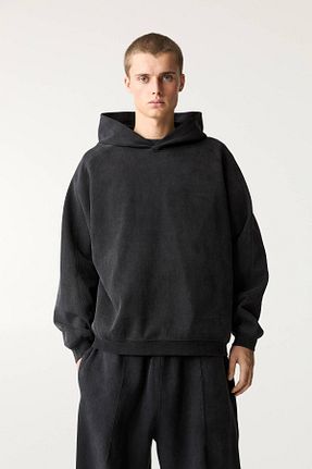 سوئیشرت طوسی مردانه ساده Pull & Bear - کد 883238166