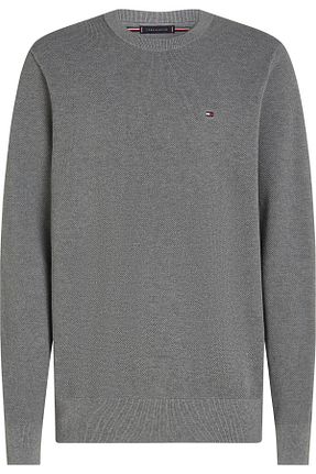 پلیور طوسی مردانه ساده Tommy Hilfiger - کد 883224246