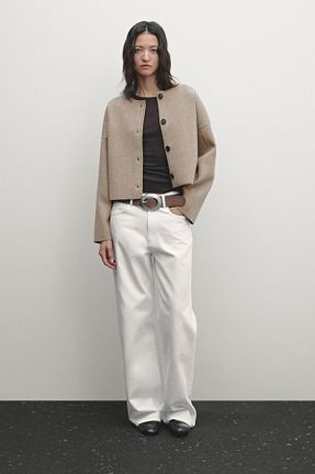 رویه قهوه ای زنانه ویسکون Massimo Dutti - کد 883233967