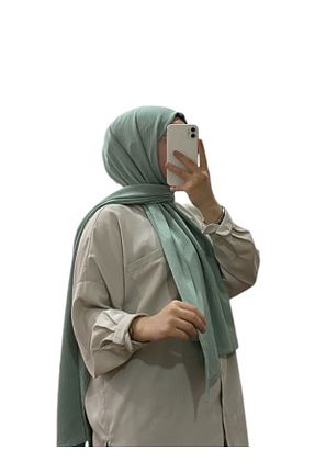 شال سبز زنانه ابریشم LOSYANA - کد 883208627
