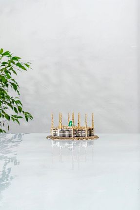 اجسام تزئینی و بیبلو زرد پلی استر Güncel Vitrin - کد 883211093