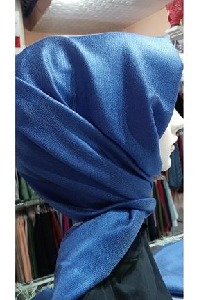 شال آبی زنانه ابریشم ARMANDA - کد 883188511