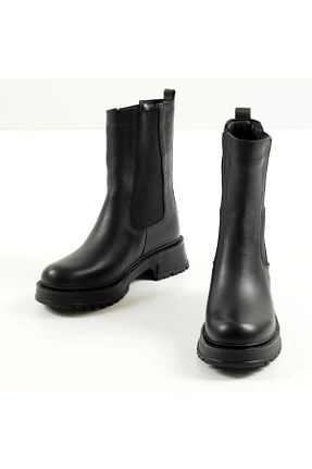 بوت / نیم بوت مشکی زنانه چرم خالص Bulls & Gulls - کد 790724752