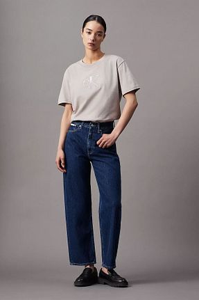تیشرت طوسی زنانه رگولار Calvin Klein - کد 883244042