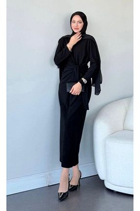 لباس حجاب مشکی زنانه Kalem RMG BUTİK - کد 883274653