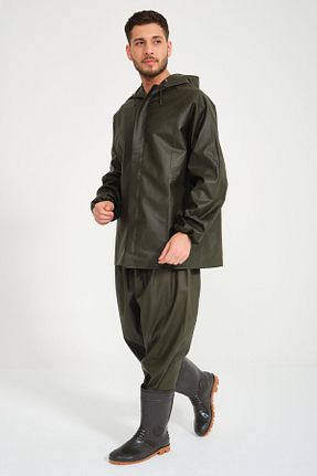 بادگیر و بارانی اسپرت خاکی مردانه نایلون T Rain - کد 883276931