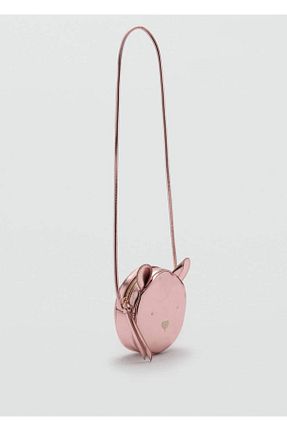 کیف دوشی صورتی بچه گانه پارچه ای MANGO Baby - کد 883268901