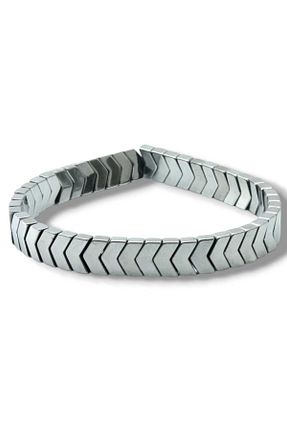 دستبند استیل (فولاد) مشکی زنانه سنگ Tajemny - کد 883285921