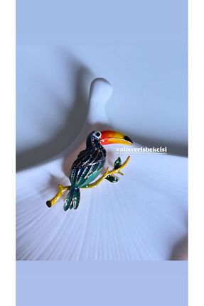 سنجاق سینه آبی زنانه فلزی Alışveriş Bekçisi - کد 883285831