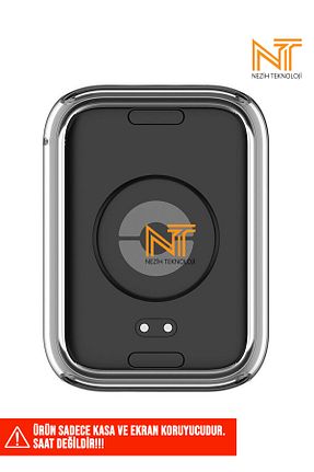 محافظ صفحه ساعت هوشمند سفید Nezih Case - کد 883362291