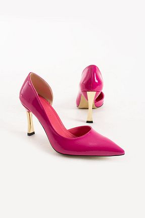 کفش استایلیتو صورتی پاشنه نازک Güllü Shoes - کد 883258658