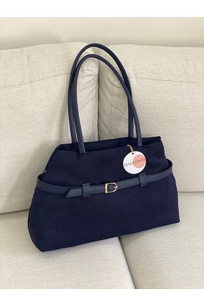 کیف دوشی سرمه ای زنانه جیر BAGLOVİS - کد 883310925