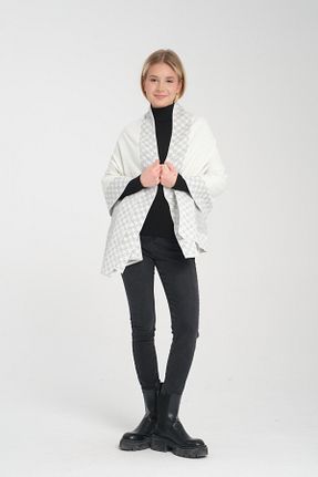 پانچو طوسی زنانه اکریلیک Wega Moda - کد 883306985