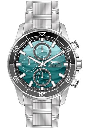 ساعت مچی سفید مردانه 41-45 میلی متر Slazenger - کد 876914661