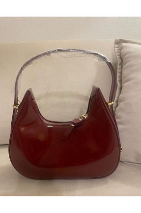 کیف دوشی زرشکی زنانه چرم مصنوعی Butik turkuaz - کد 883383695