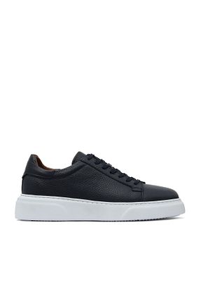 کفش اسنیکر سرمه ای مردانه چرم اصل Bueno Shoes - کد 883397263