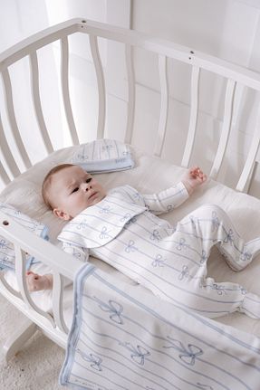 بعد از زایمان آبی بچه گانه پنبه ای Atelier Babbi - کد 801693658