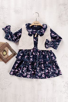 لباس بنفش بچه گانه بافتنی Elayza - کد 771413854