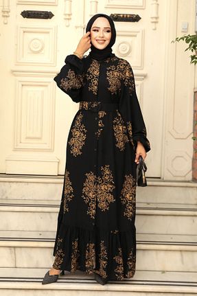 لباس حجاب مشکی زنانه رگولار Neva Style - کد 847747020