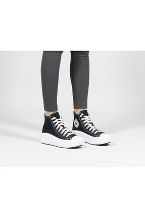کفش اسنیکر مشکی زنانه بند دار Converse - کد 822290710
