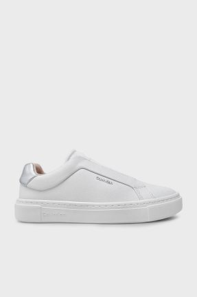 کفش اسنیکر سفید زنانه بند دار Calvin Klein - کد 883426643
