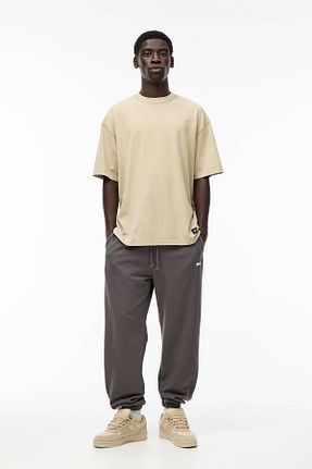 شلوار طوسی مردانه پنبه ای Pull & Bear - کد 848207793