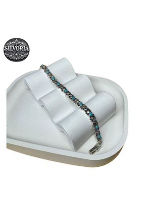دستبند نقره زنانه 925 عیار Silvoria - کد 877631581