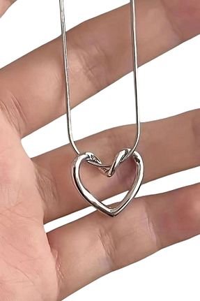 گردنبند استیل ( فولاد ) طوسی زنانه استیل ضد زنگ Tilde - کد 871506317