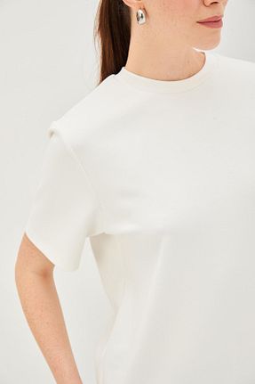 تیشرت نباتی زنانه رگولار Allyco - کد 880018444