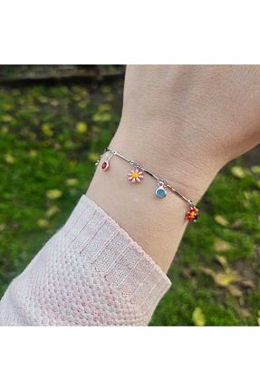 دستبند جواهر طوسی زنانه زیرکن PAŞA ACCESSORİES - کد 883504347