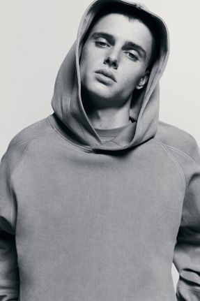 سوئیشرت سبز مردانه ساده Pull & Bear - کد 883502548