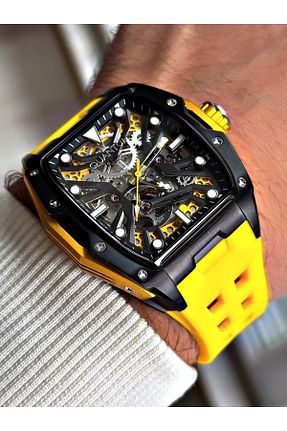 ساعت مچی زرد مردانه 41-45 میلی متر Quantum - کد 826713263