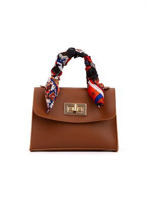 کیف دستی قهوه ای زنانه ابعاد کوچک GOYET - کد 807441595