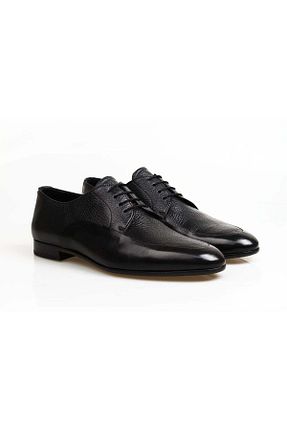کفش کلاسیک مشکی مردانه چرم خالص Butik - کد 883534612