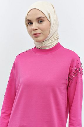 شال قهوه ای زنانه ویسکون Tuğba - کد 883551138