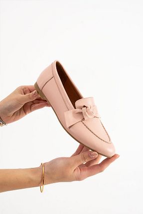 کفش کژوال صورتی زنانه چرم خالص CUCA - کد 849791213