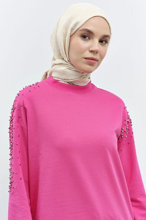 شال قهوه ای زنانه ویسکون Tuğba - کد 883551138
