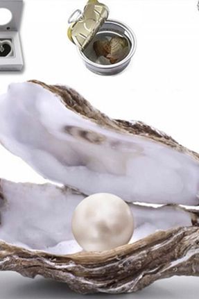 گردنبند جواهر طوسی زنانه مروارید CİYU - کد 883562827