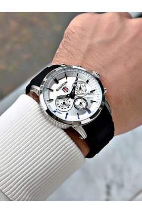 ساعت مچی مشکی مردانه 41-45 میلی متر Quantum - کد 792281957