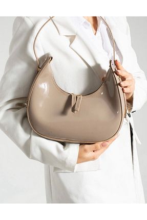 کیف دوشی بژ زنانه چرم مصنوعی STYLE BAGS - کد 883587764
