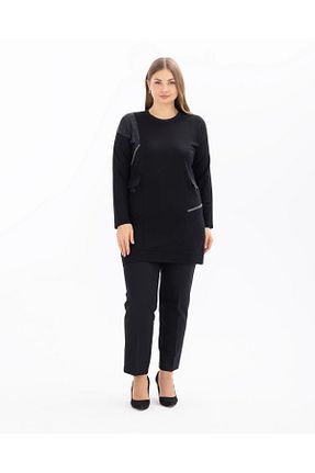 تونیک مشکی زنانه رگولار SEÇİLSTORE - کد 883590233