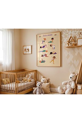 تابلو قهوه ای چوب Peppy Rooms - کد 883603553