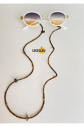 اکسسوری عینک قهوه ای زنانه LiKESUN HOME - کد 883601531