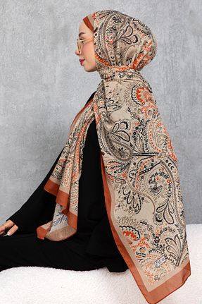 شال رنگی زنانه پنبه ای m moon scarf - کد 883619779