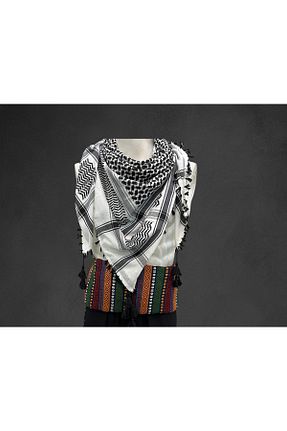 دستمال گردن سفید زنانه ابریشم MODA - کد 883739364