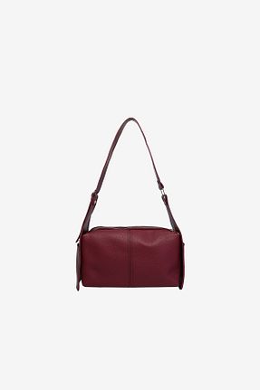کیف دوشی زرشکی زنانه چرم مصنوعی MARSEPTUN - کد 883733546