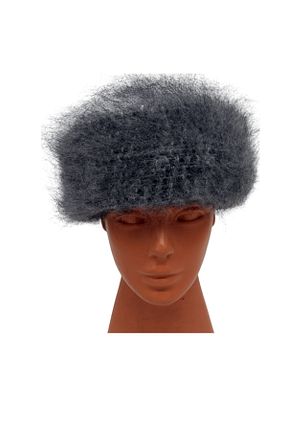 کلاه پشمی طوسی زنانه پشمی AbbasShop - کد 883735745