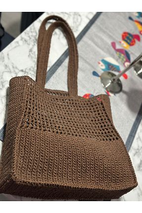 کیف دوشی قهوه ای زنانه shop - کد 883736416