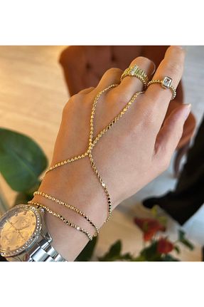 شاهمران جواهر طلائی زنانه رودیوم SU PERİSİ TAKI BİJUTERİ - کد 883735668